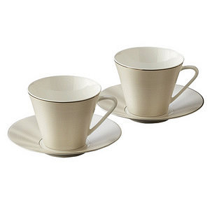 ニッコー エリートモダン シルクプラチナム ペアティー＆コーヒーセット 名入れ可能