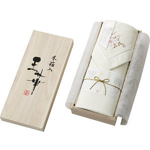 王華 シルク混綿毛布 名入れ可能