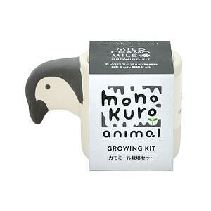 モノクロアニマル ペンギン カモミール 名入れ可能