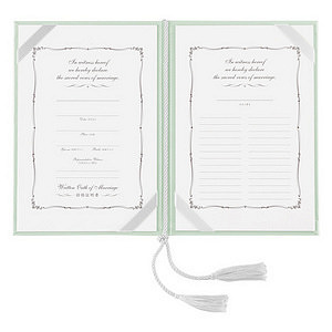 結婚証明書 ホワイト 2