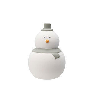 雪だるまのアロママスコット グレー 名入れ可能