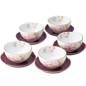 宇野千代 日和桜 茶菓揃 名入れ可能