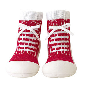 Baby feet スニーカーズ レッド 12.5cm 名入れ可能