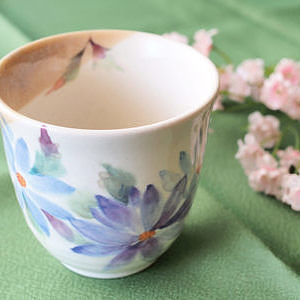 花かおり 湯呑セット えぞ菊 4