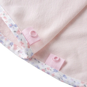 ミキハウス ベビー おでかけポンチョ ピンク 3
