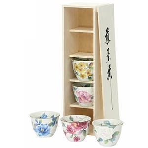 ばらぞの 煎茶揃 名入れ可能