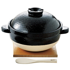 伊賀焼 長谷園 かまどさん三合炊き CT-01 名入れ可能