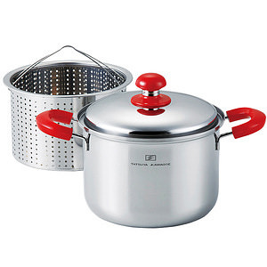 タツヤ・カワゴエ パスタポット 20cm (IH200V対応) 名入れ可能