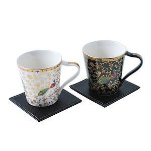 飛鳥 ペアマグカップ (革ボックス) 名入れ可能