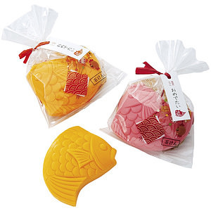 おめでたい石けん 1P アソート (ピンク・オレンジ) 名入れ可能