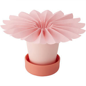 パーソナルペーパー加湿器 GERBERA POT ピンク 名入れ可能
