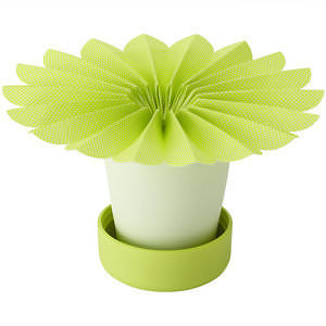 パーソナルペーパー加湿器 GERBERA POT グリーン 名入れ可能