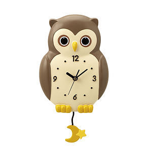 Owl of Wisdom ふくろう振り子時計 名入れ可能