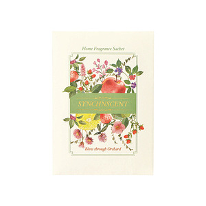 ホームフレグランスサシェ シンクセント ブロースルーオーチャード 名入れ可能