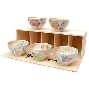 花つみ 飯碗揃 名入れ可能