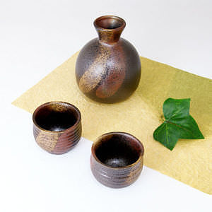 三色備前酒器セット 0