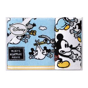 ディズニー ミッキー＆ミニー 子煩悩 タオルセット DS-2815 名入れ可能