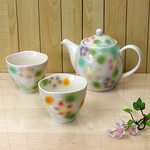彩り ポット茶器 名入れ可能