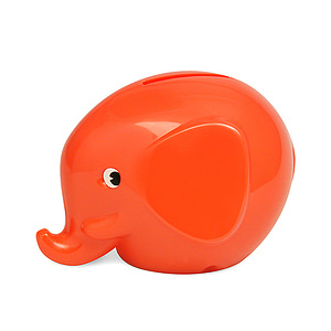 NORSU Elephant Bank S ディープオレンジ 名入れ可能