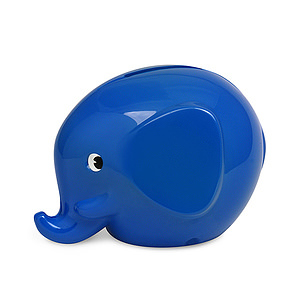 NORSU Elephant Bank S ブルー 名入れ可能