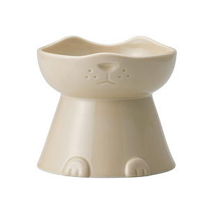 nnma 犬用 フードボウル クリーム 名入れ可能
