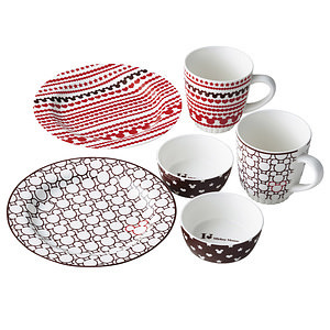 ディズニー ラブ ミッキー・ペアモーニングセット 名入れ可能