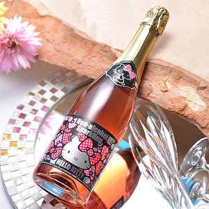 ハローキティ ノンアルコール スパークリングワイン ロゼ 750ml 0