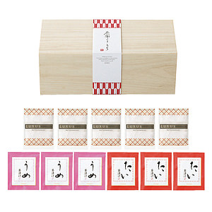 感謝の気持ち お茶漬けセット 木箱入 名入れ可能