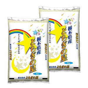 栃木県産とちぎの星 5kg×2袋 合計10kg 名入れ可能