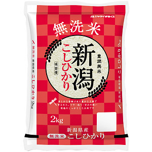 無洗米 新潟県産コシヒカリ 2kg 名入れ可能