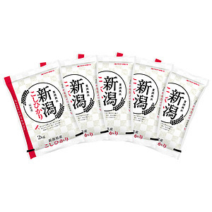 新潟県産コシヒカリ 2kg×5袋 合計10kg 名入れ可能
