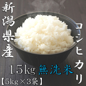 無洗米 新潟県産コシヒカリ 5kg 7