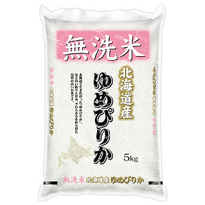 無洗米 北海道産ゆめぴりか 5kg 名入れ可能