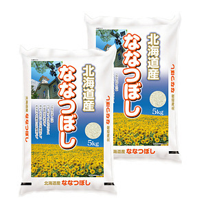 北海道産ななつぼし 5kg×2袋 合計10kg 名入れ可能