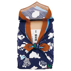 おくるみ米 男の子 青 名入れ可能