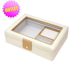 ベルベットジュエルケース S アイボリー (アウトレット) 名入れ可能