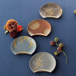 DEUXMERCI Season's flowers 四季の花 銘々皿揃 2