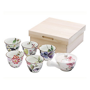 花さと 急須茶器 (箱膳) 名入れ可能