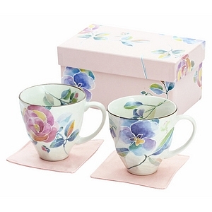 花ことば ペアマグカップ 名入れ可能