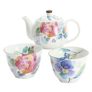 花ことば ポット茶器 名入れ可能