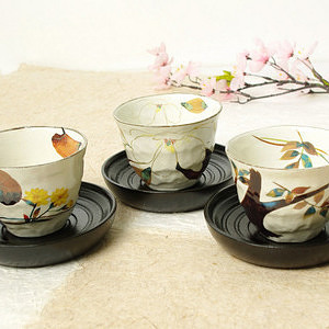 花かいろう 茶托付煎茶揃 1