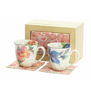 花日記 ペアマグカップ 名入れ可能
