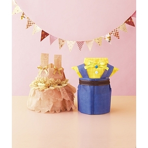 おむつ de ケーキ ドレス 名入れ可能