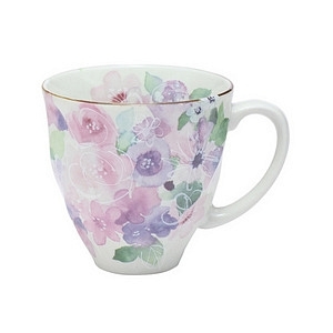 花工房 マグカップ ピンク 名入れ可能