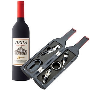 ヴィリーラ ワインボトル型ツール5点セット 名入れ可能