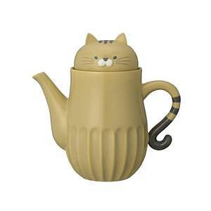 しのぎのねこ ティーポット とら 名入れ可能