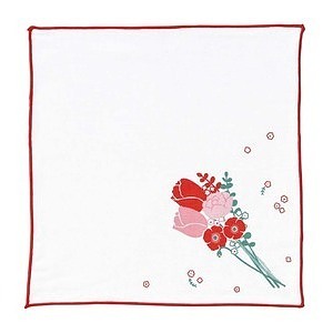 花束ハンカチ レッド 1