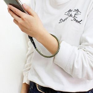 スマホ充電ストラップ TypeC-TypeC ライトピンク 30cm 11