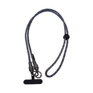 スマホ充電ストラップ TypeC-TypeC ネイビー 130cm 名入れ可能