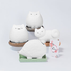 潤いマスコット FIKA ohana BEAR ありがとうカード付 0